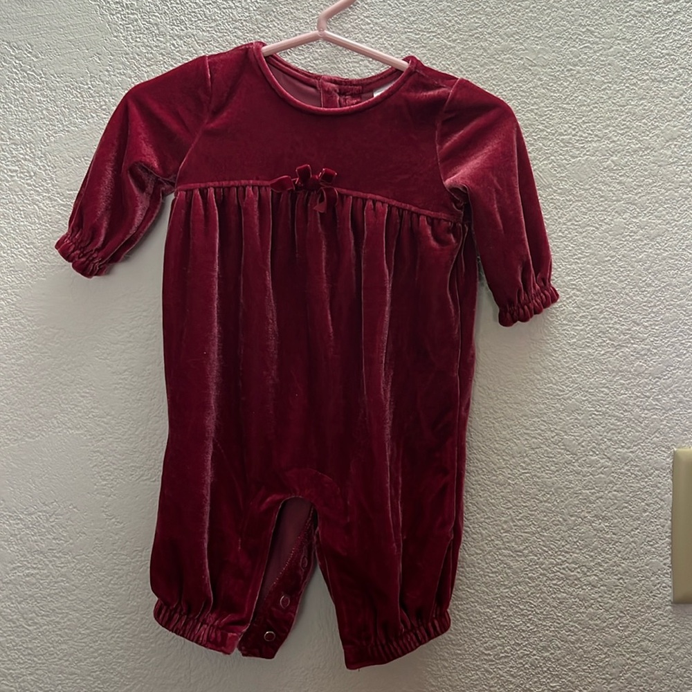 Velvet onesie